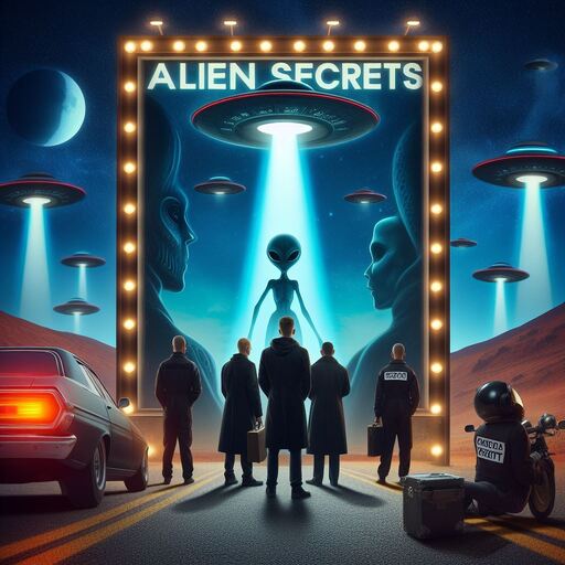 Alien Secrets promotional poster